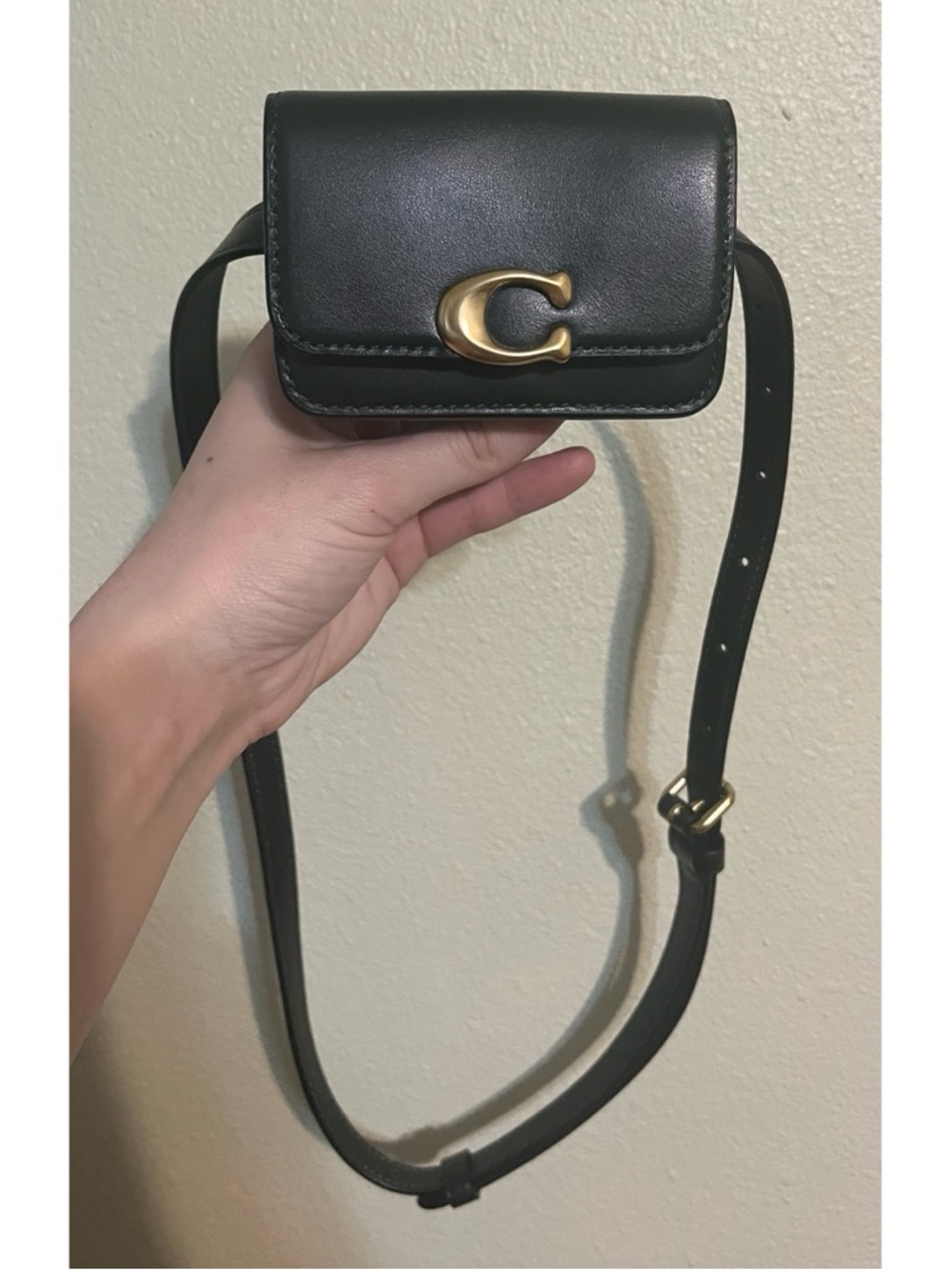 Coach Bandit Belt Wallet Amazon Green/Brass!